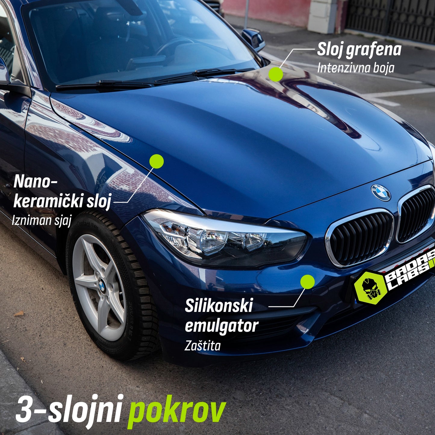 NanoShield - Grafen, keramički sloj i silikonski sprej za poliranje i zaštitu laka automobila