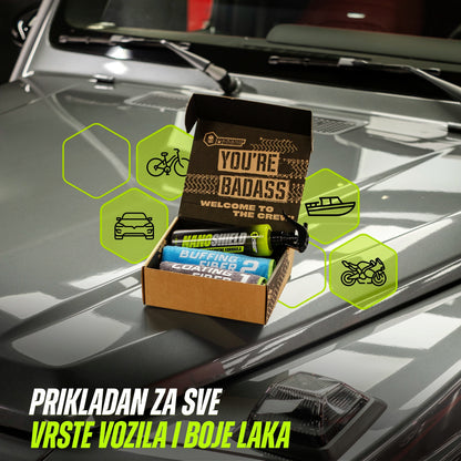 NanoShield - Grafen, keramički sloj i silikonski sprej za poliranje i zaštitu laka automobila